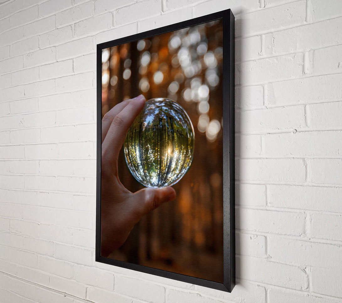  A Canvas Print of Golden Forest Lens Canvas Art