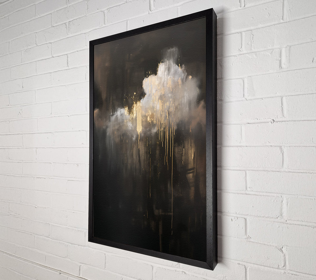  A Canvas Print of Golden Rainfall Clouds Canvas Art