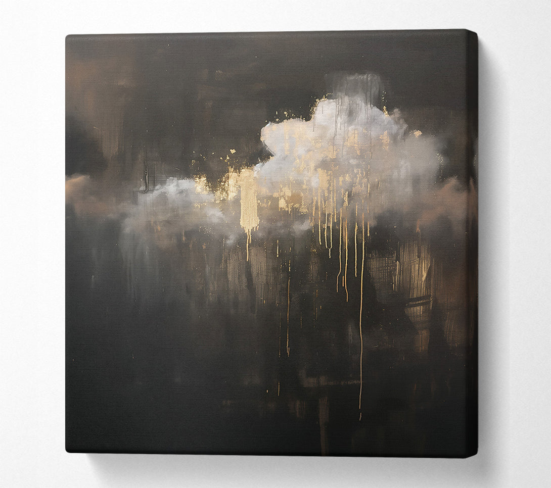  A Canvas Print of Golden Rainfall Clouds Canvas Art