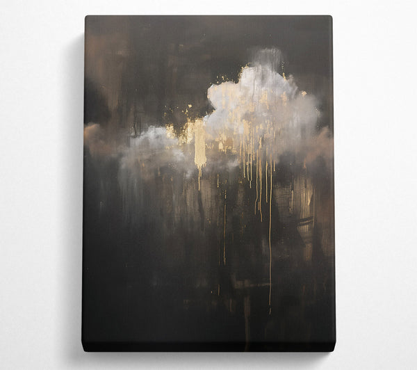  A Canvas Print of Golden Rainfall Clouds Canvas Art