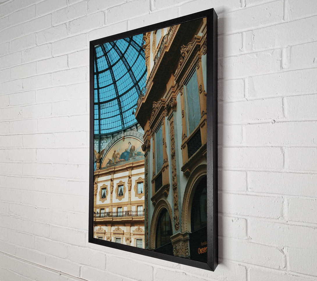  A Canvas Print of Blue Sky Arcades Canvas Wall Art