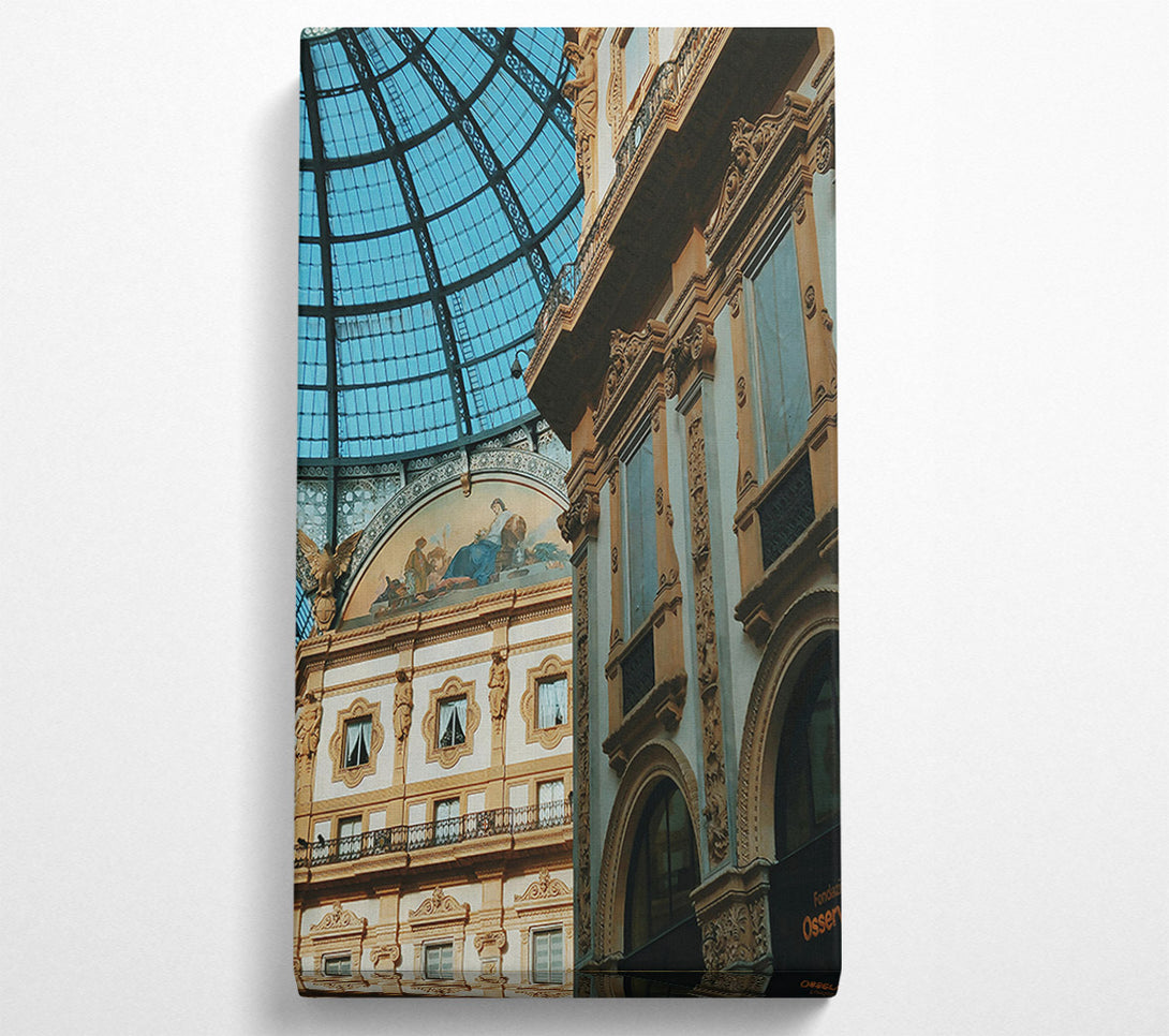  A Canvas Print of Blue Sky Arcades Canvas Wall Art