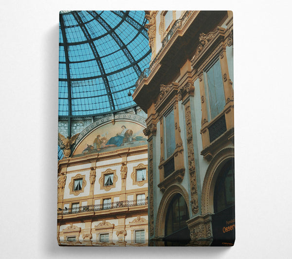  A Canvas Print of Blue Sky Arcades Canvas Wall Art