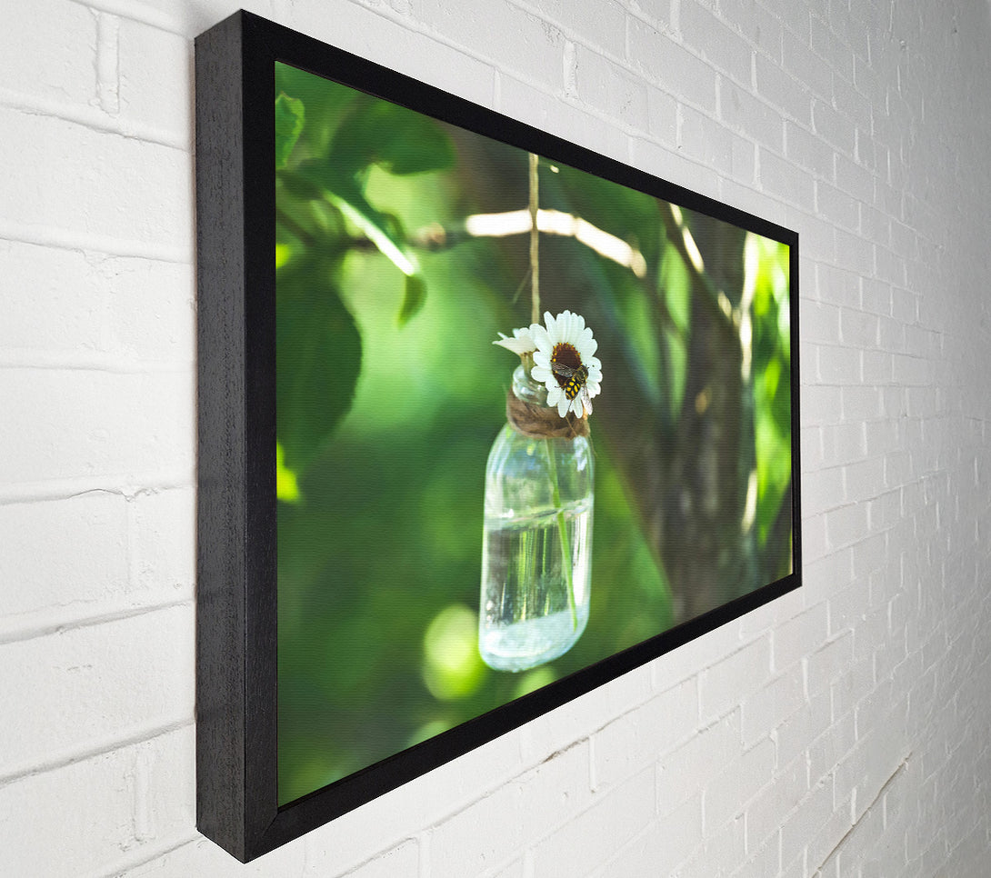  A Canvas Print of Green Glass Bloom Canvas Art