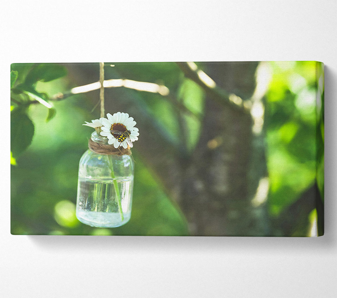  A Canvas Print of Green Glass Bloom Canvas Art