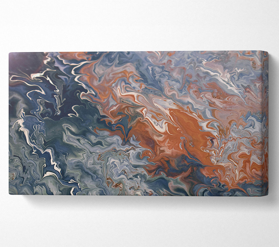  A Canvas Print of Russet Swirling Dreams Canvas Wall Art