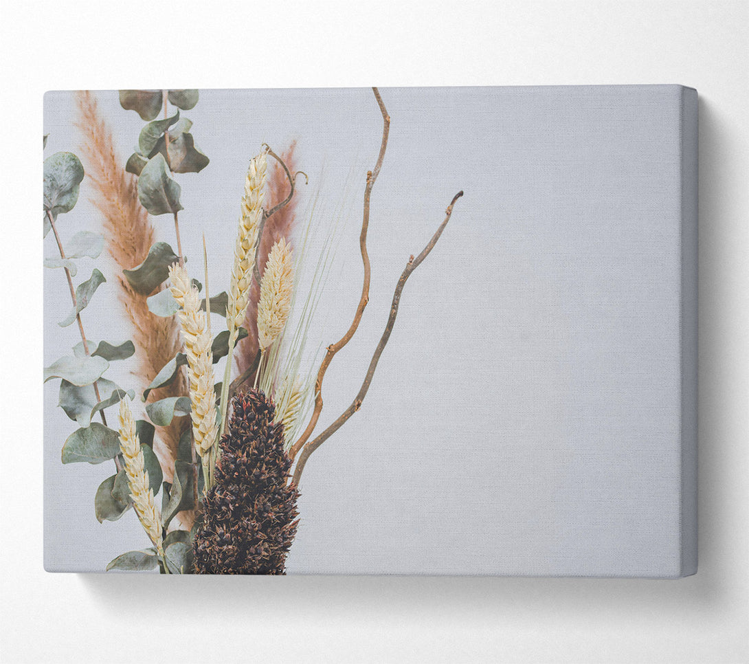  A Canvas Print of Dusty Tan Bouquet Canvas Wall Art