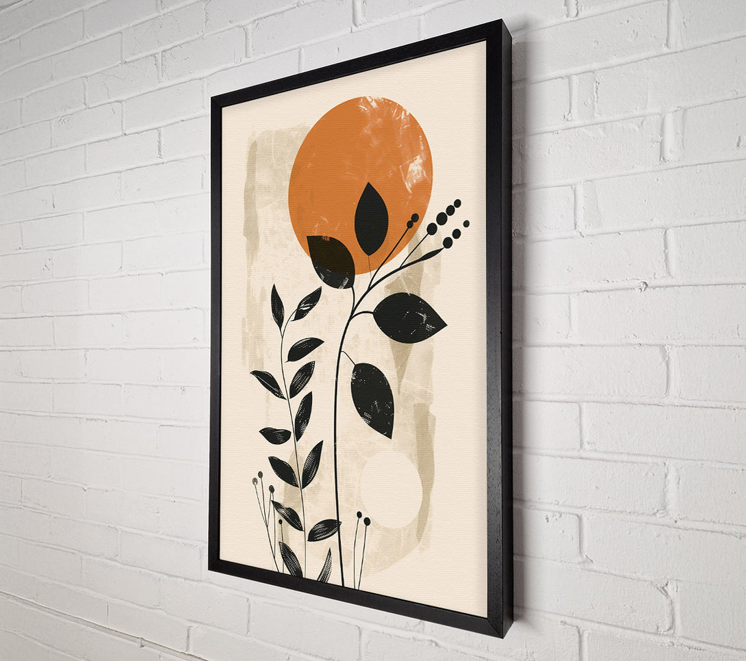  A Canvas Print of Burnt Orange Bloom Canvas Art