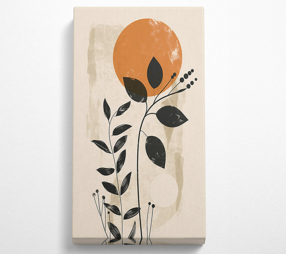  A Canvas Print of Burnt Orange Bloom Canvas Art