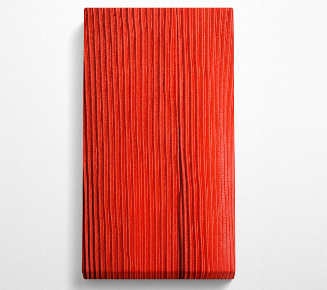  A Canvas Print of Crimson Pleated Texture. Canvas Art