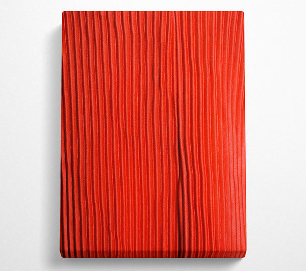  A Canvas Print of Crimson Pleated Texture. Canvas Art