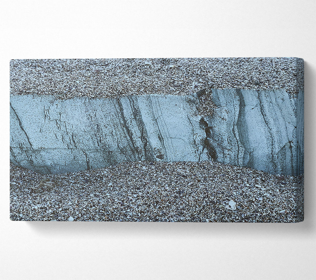  A Canvas Print of The Blue Strata Canvas Wall Art
