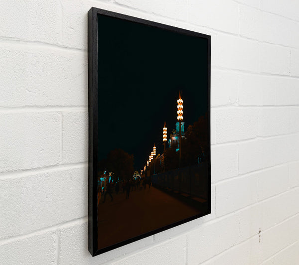 Blue Night Lights