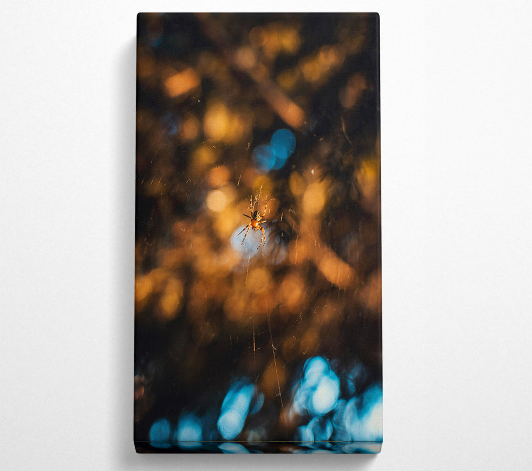  A Canvas Print of Golden Web Weaver Canvas Art