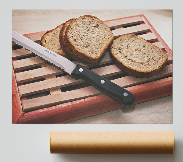 Brown Bread Crumbs Print