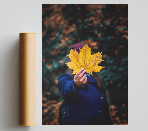 Autumn'S Golden Embrace Poster