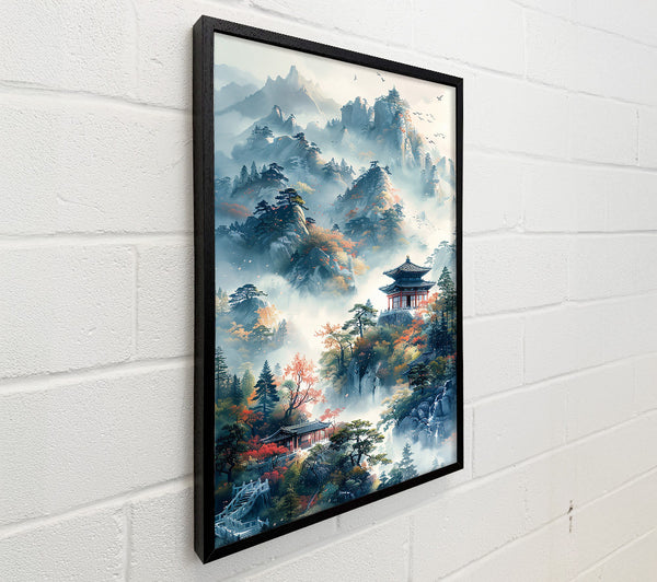 Misty Blue Mountaintops