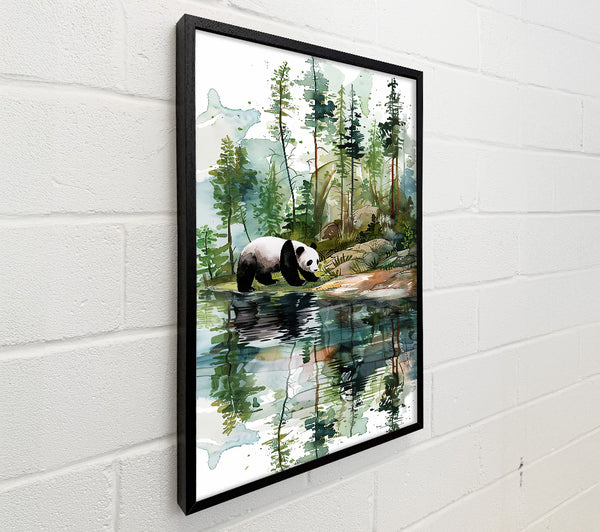 Emerald Panda Reflection