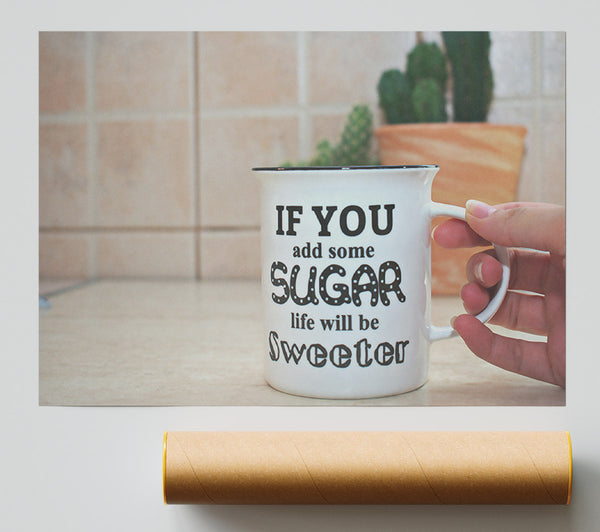 White Sugar Sweetness Giclee Print