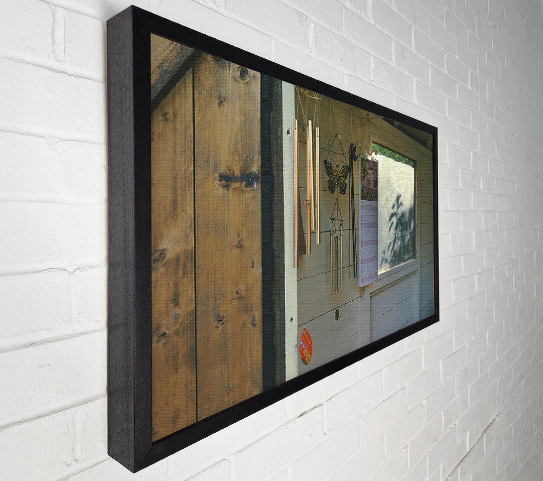  A Canvas Print of Golden Shed Serenity Canvas Art
