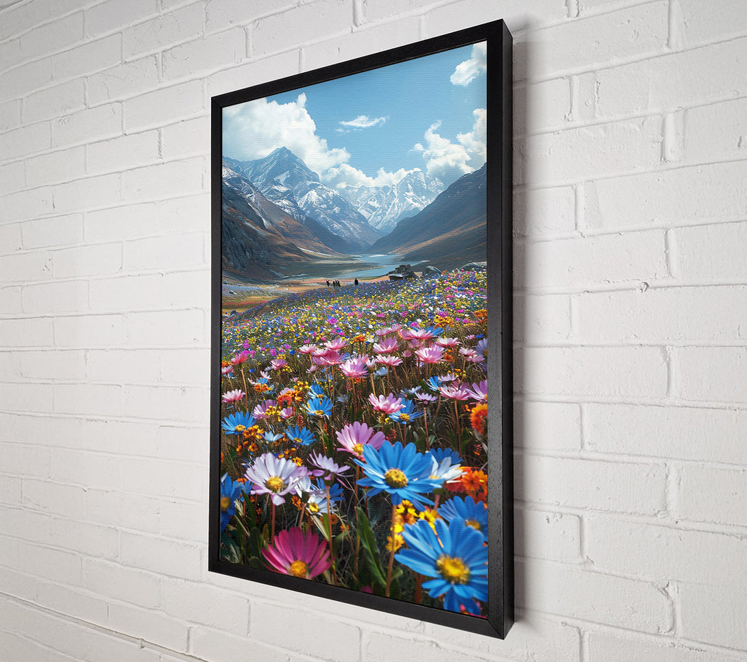  A Canvas Print of Blue Mountain Bloom Canvas Print