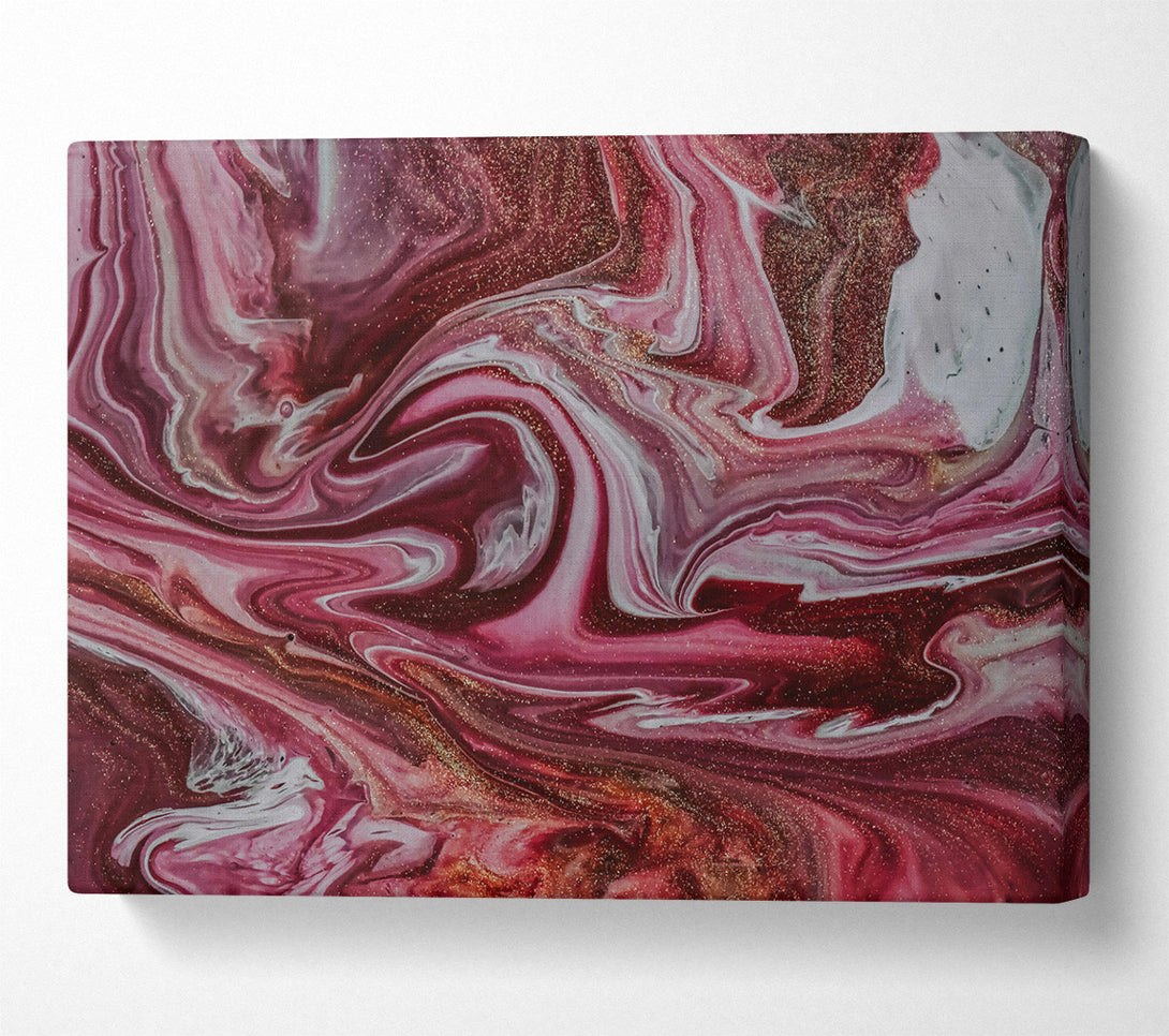  A Canvas Print of Crimson Swirling Dreams Canvas Wall Art