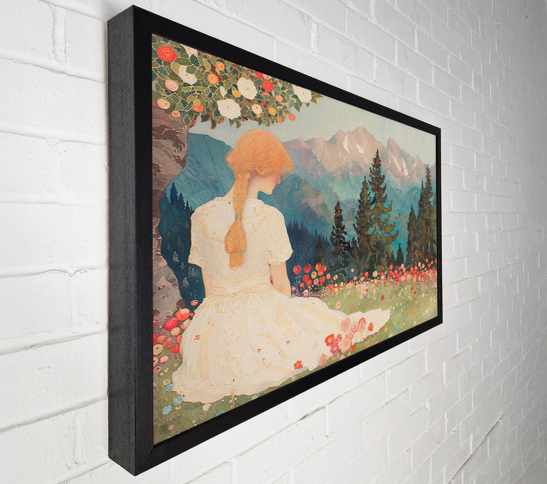 A Canvas Print of Azure Mountain Dream Canvas Wall Art