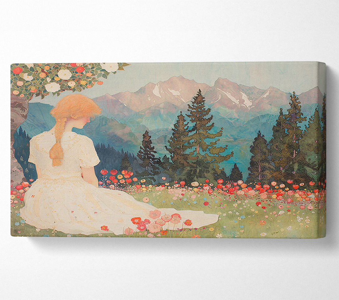  A Canvas Print of Azure Mountain Dream Canvas Wall Art
