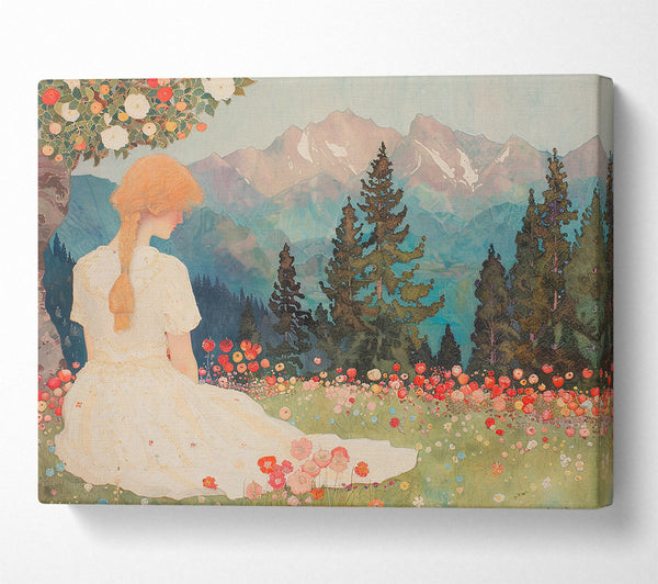  A Canvas Print of Azure Mountain Dream Canvas Wall Art
