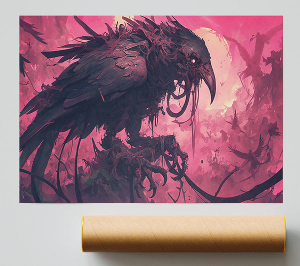 Crimson Raven'S Reign Poster