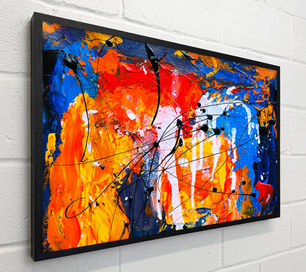 Orange And Blue Chaos