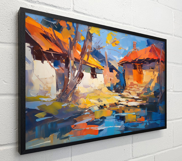 Azure Village Reflection