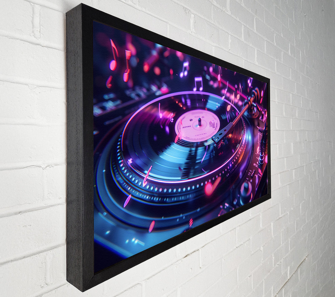  A Canvas Print of Pink Spinning Symphony Canvas Print