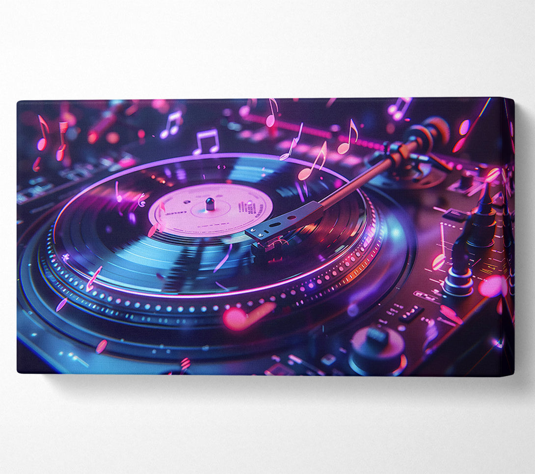  A Canvas Print of Pink Spinning Symphony Canvas Print