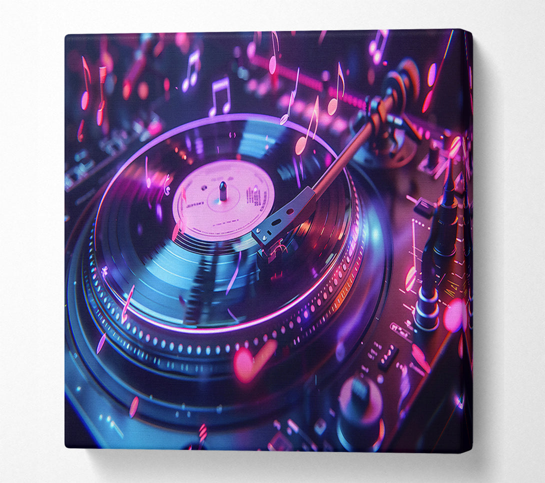  A Canvas Print of Pink Spinning Symphony Canvas Print