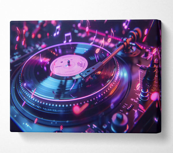  A Canvas Print of Pink Spinning Symphony Canvas Print