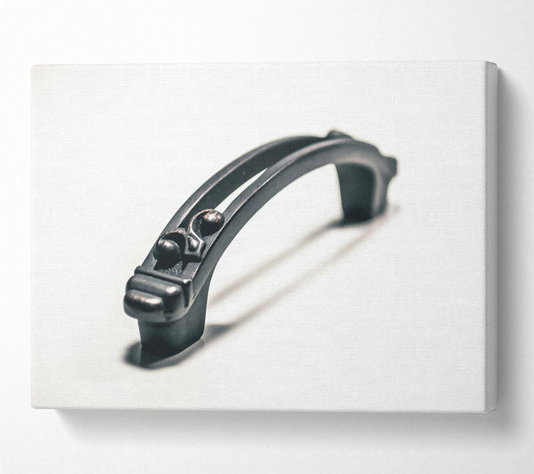  A Canvas Print of Black Ornate Handle Canvas Wall Art
