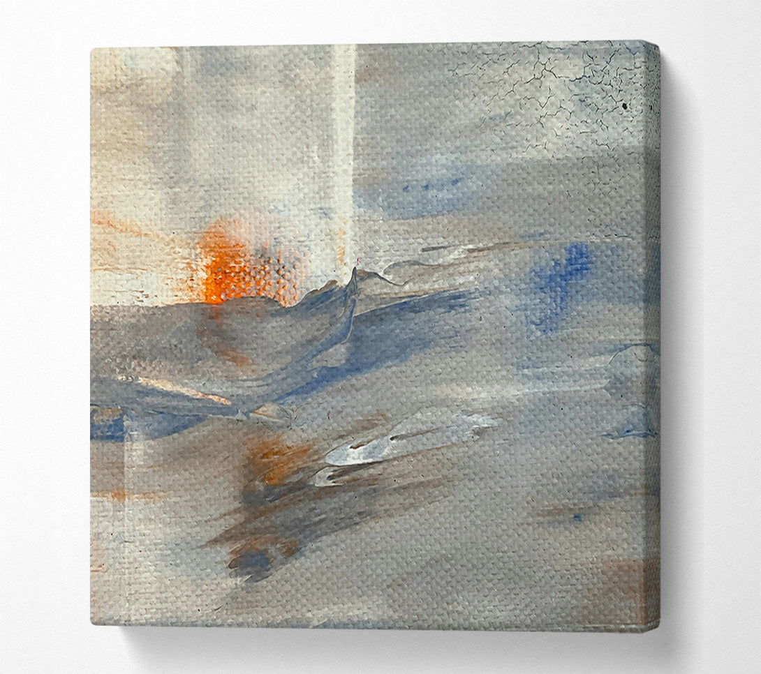  A Canvas Print of Blue And Orange Horizon Canvas Art