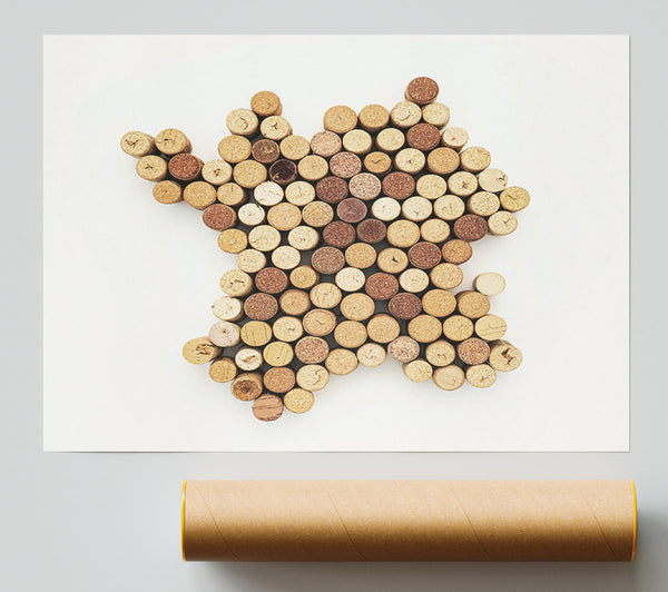 Brown Cork Cluster Giclee Print
