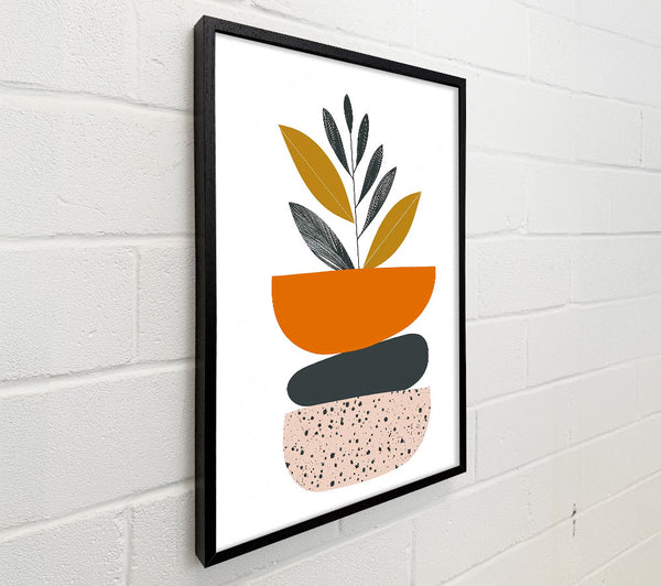 Orange Abstract Growth