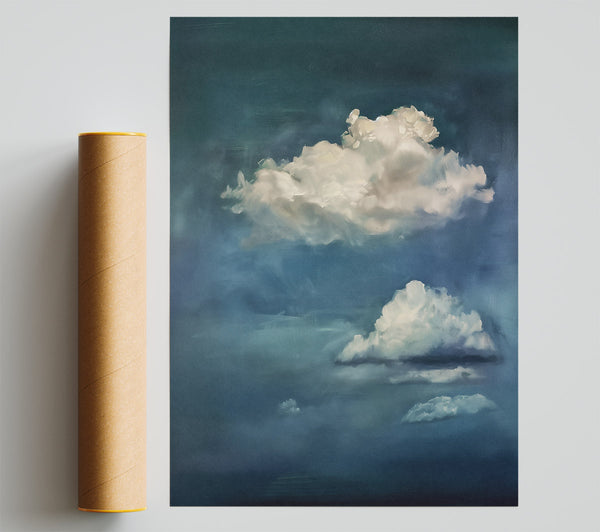 Azure Cloudscape Dreams Giclee Print