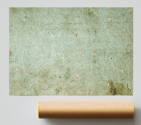 Green Speckled Texture Poster