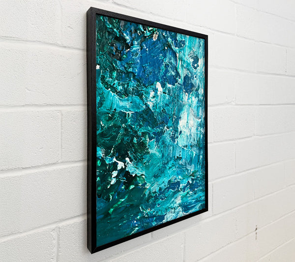 Azure Abstract Waves