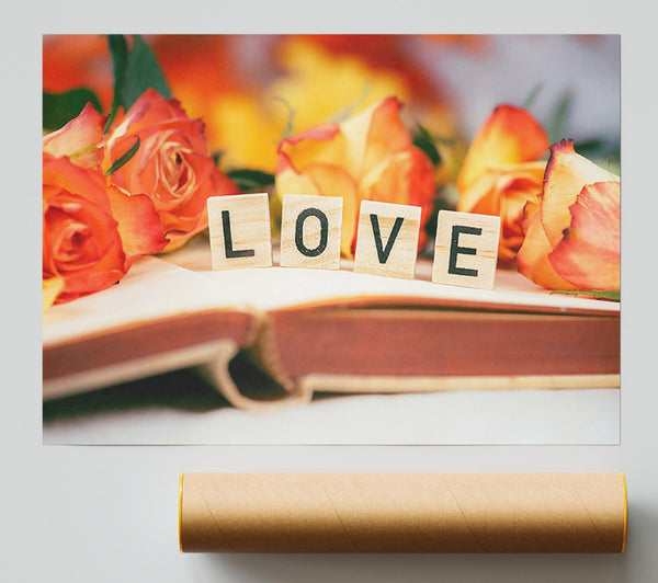 Peachy Love Story Poster
