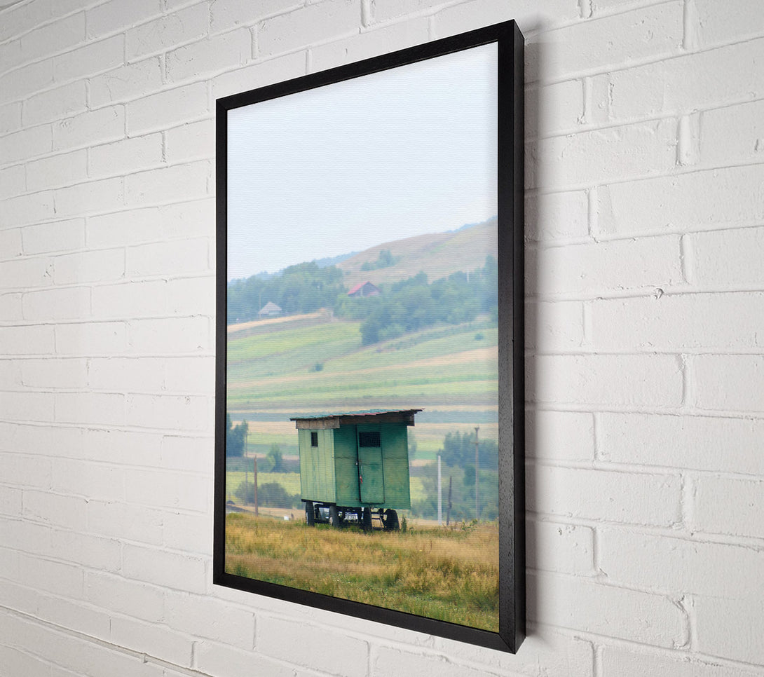  A Canvas Print of Green Rolling Home Canvas Wall Art