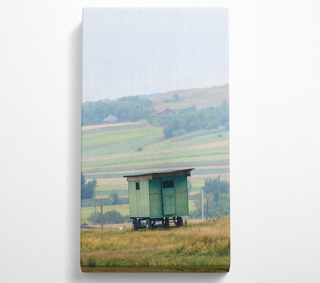  A Canvas Print of Green Rolling Home Canvas Wall Art