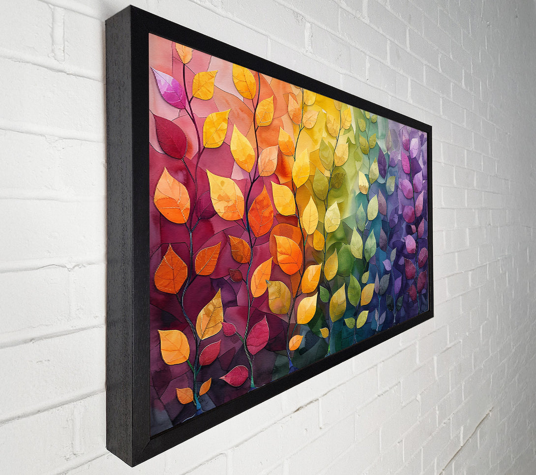  A Canvas Print of Golden Leaf Symphony Canvas Art