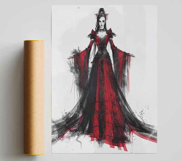 Crimson Empress Print