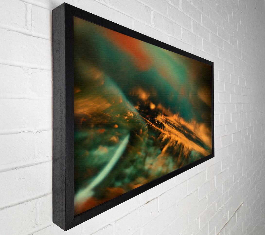 A Canvas Print of Orange And Teal Dreamscape Canvas Wall Art