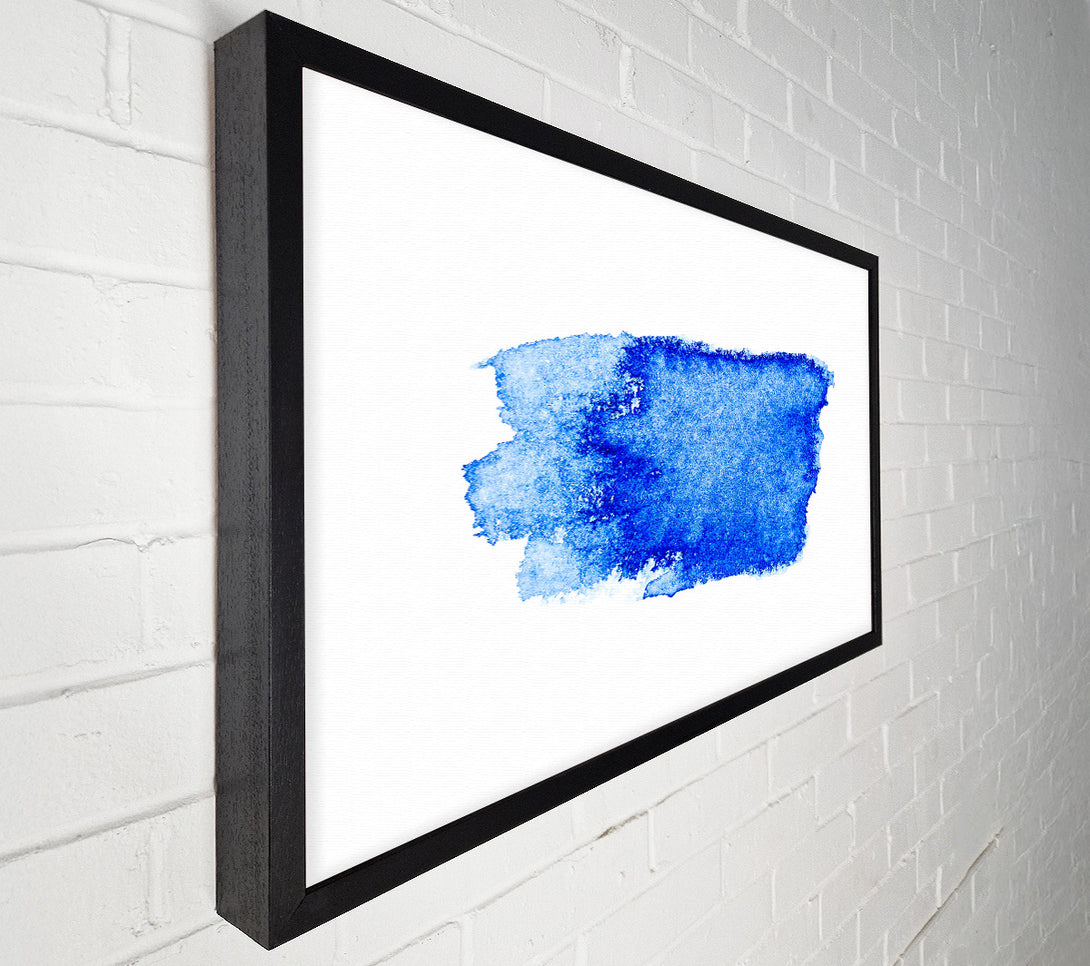  A Canvas Print of Azure Watermark Abstract Canvas Art